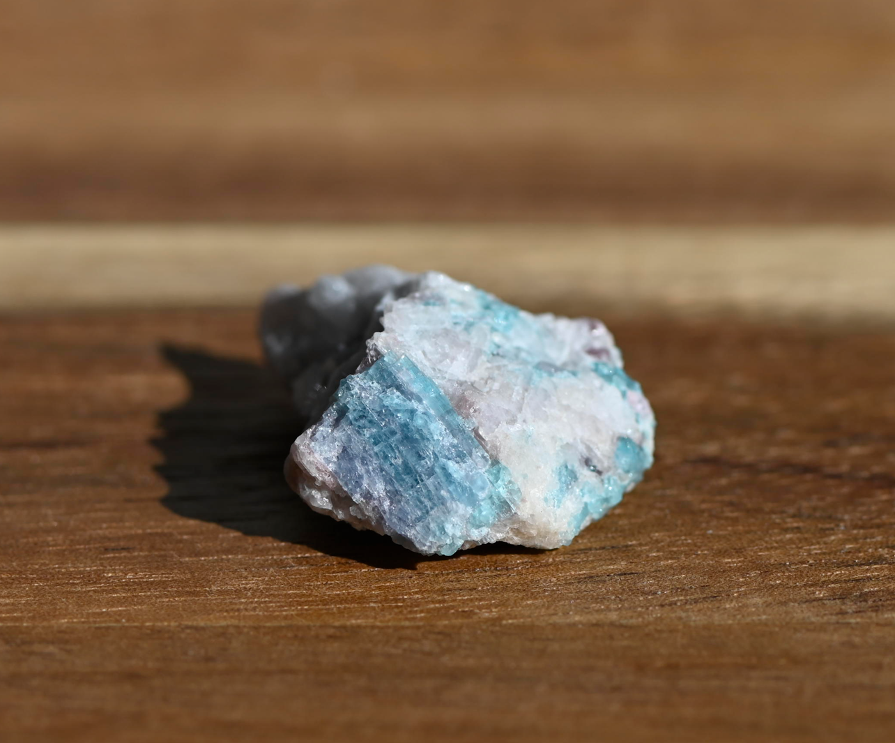 Paraiba Tourmaline Crystal in Natural Matrix – Collector Specimen