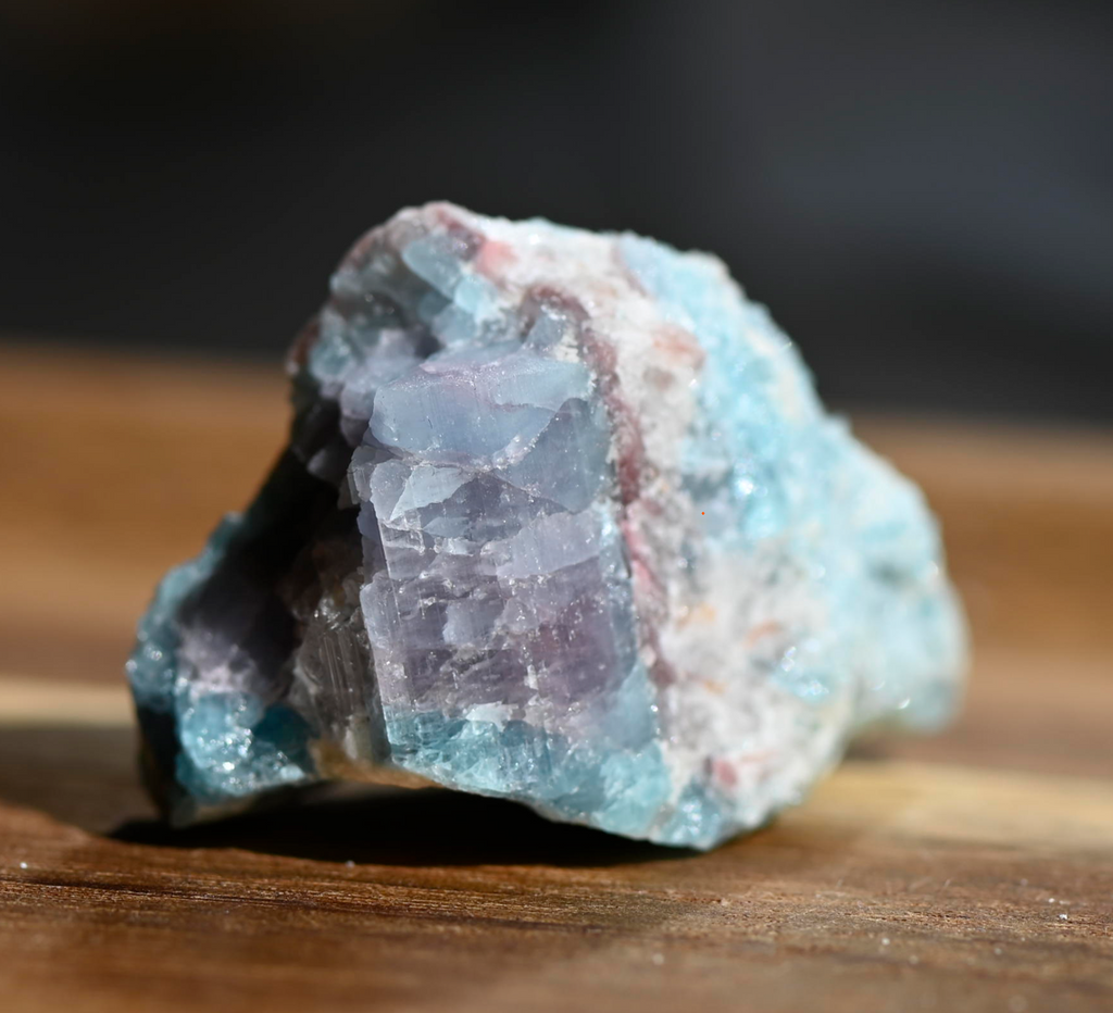 Paraiba Tourmaline Crystal in Natural Matrix – Collector Specimen