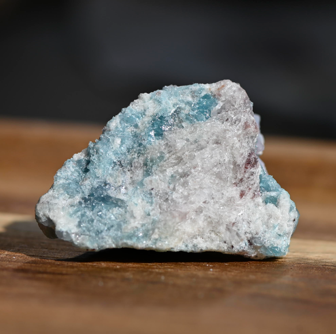 Paraiba Tourmaline Crystal in Natural Matrix – Collector Specimen
