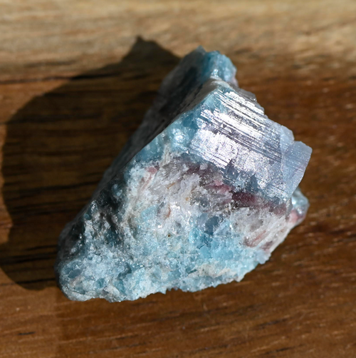 Paraiba Tourmaline Crystal in Natural Matrix – Collector Specimen