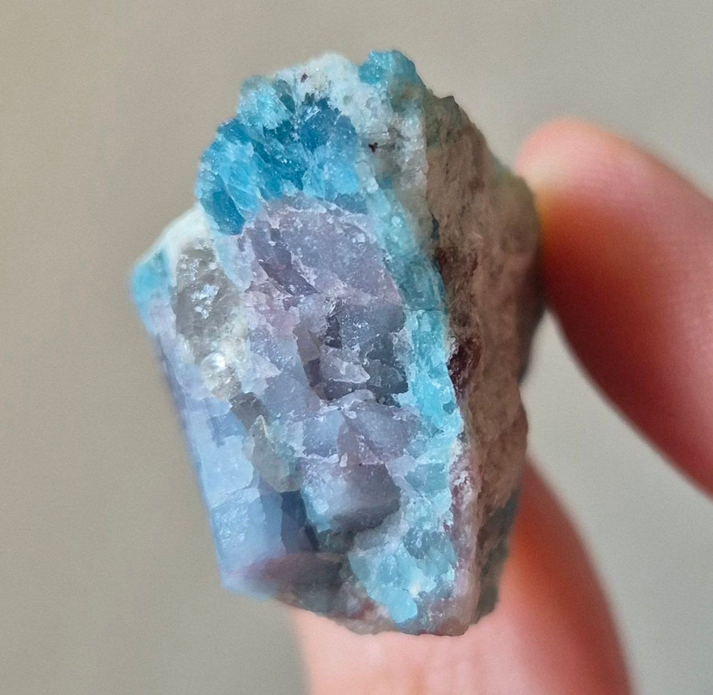 Paraiba Tourmaline Crystal in Natural Matrix – Collector Specimen