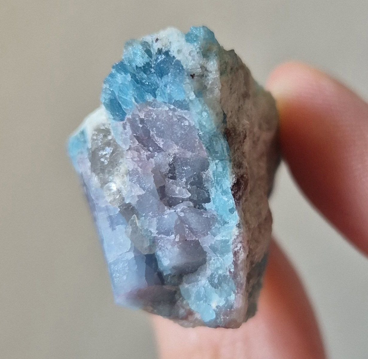 Paraiba Tourmaline Crystal in Natural Matrix – Collector Specimen