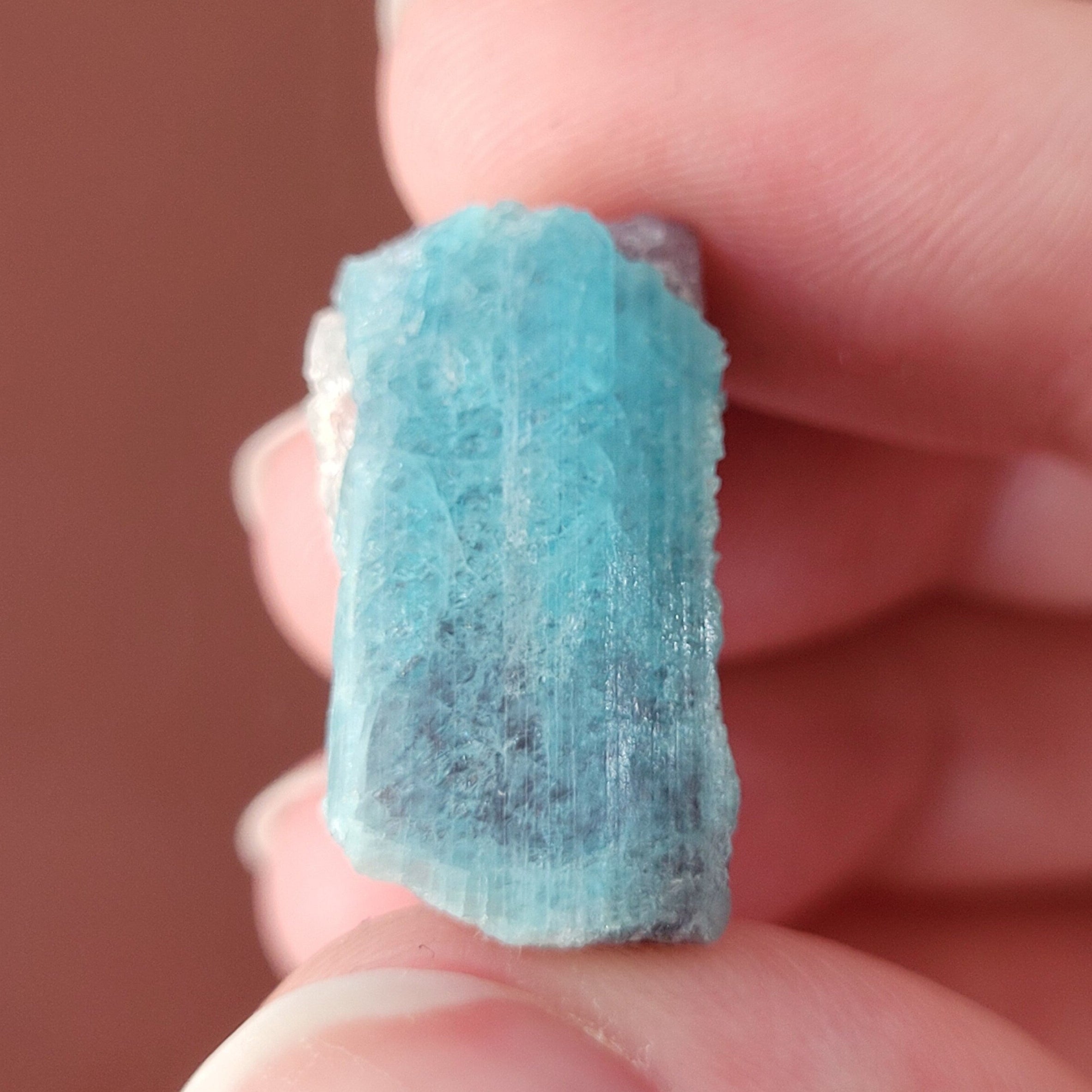 Paraiba Tourmaline Crystal in Natural Matrix – Collector Specimen